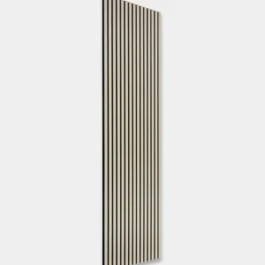 Akupanel | Acoustic Panel / Colored, Stone, Black Felt, 240 x 60 cm