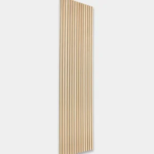Akupanel | Acoustic Panel / Natural Wood, Classic Oak, Light Beige Felt, 240 x 60 cm