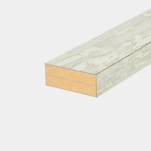 Installation Products | End lamella / Colored, Oxide White, 6,7 cm