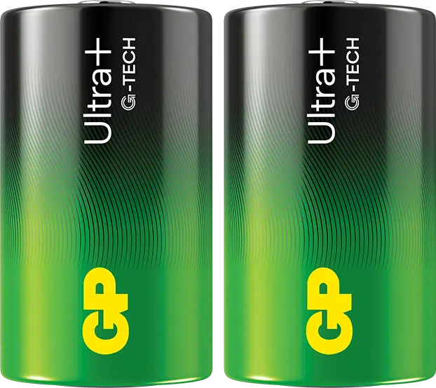 GP Ultra Plus Alkaline D-batteri 2-pack - Bild 3
