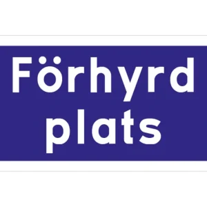 T22 Förhyrd plats