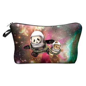 Tuff sminkväska med tryck – “Space Panda”