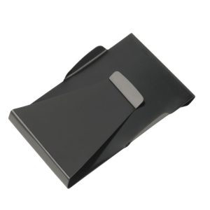 Dubbelsidig money clip i metall – Svart