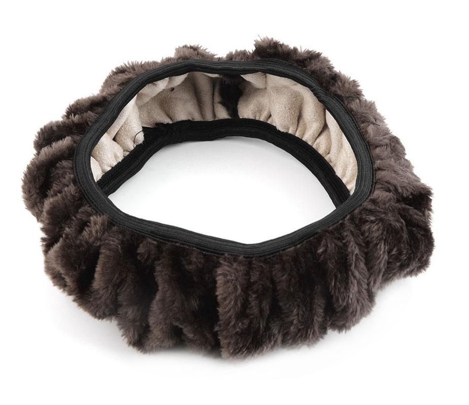 Fluffig värmande rattmuff – Olika färger - Bild 4