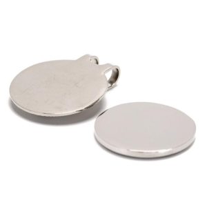 Markeringsknapp för keps – Silver