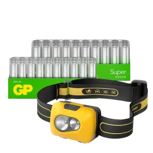 Beredskapskit – Batterier & Pannlampa