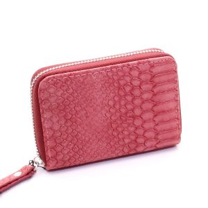 Damplånbok Small Zip Around Wild One – Rosa