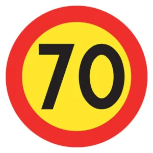 C31-7 Hastighetsbegränsning (70)