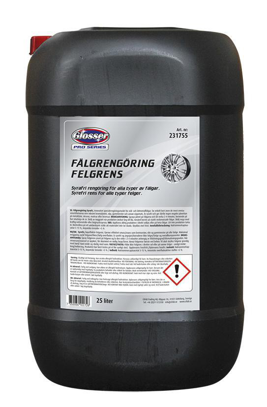 Glosser – Fälgrengöring Dunk 25 l