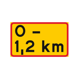 T1 – Vägsträckans längd