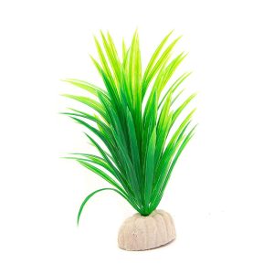 Akvarieväxt / inredning akvarium Konstgjord – Sjögräs Grön