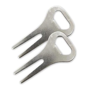 Enkel greenlagare + flasköppnare i metall 2-pack